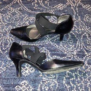 black heels size 8
